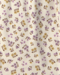 Baby Girl 3-Pack Floral Long-Sleeve Multipack Bodysuits  - Purple
