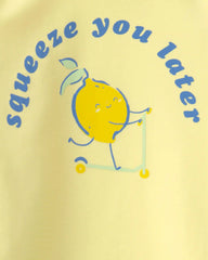 Baby Boy 2-Piece Lemon Rashguard Swimsuit Set - Yellow/Blue