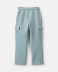 Boys Fleece Cargo Pants - Blue