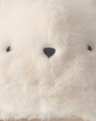 Baby Polar Bear Christmas Fleece Hat - Cream