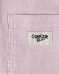 Toddler Girl Twill Bomber Jacket - Purple