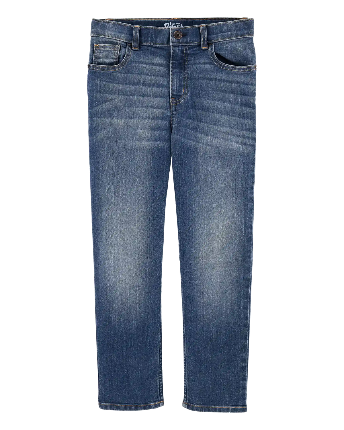 Kid Medium Blue Wash Straight-Leg Jeans