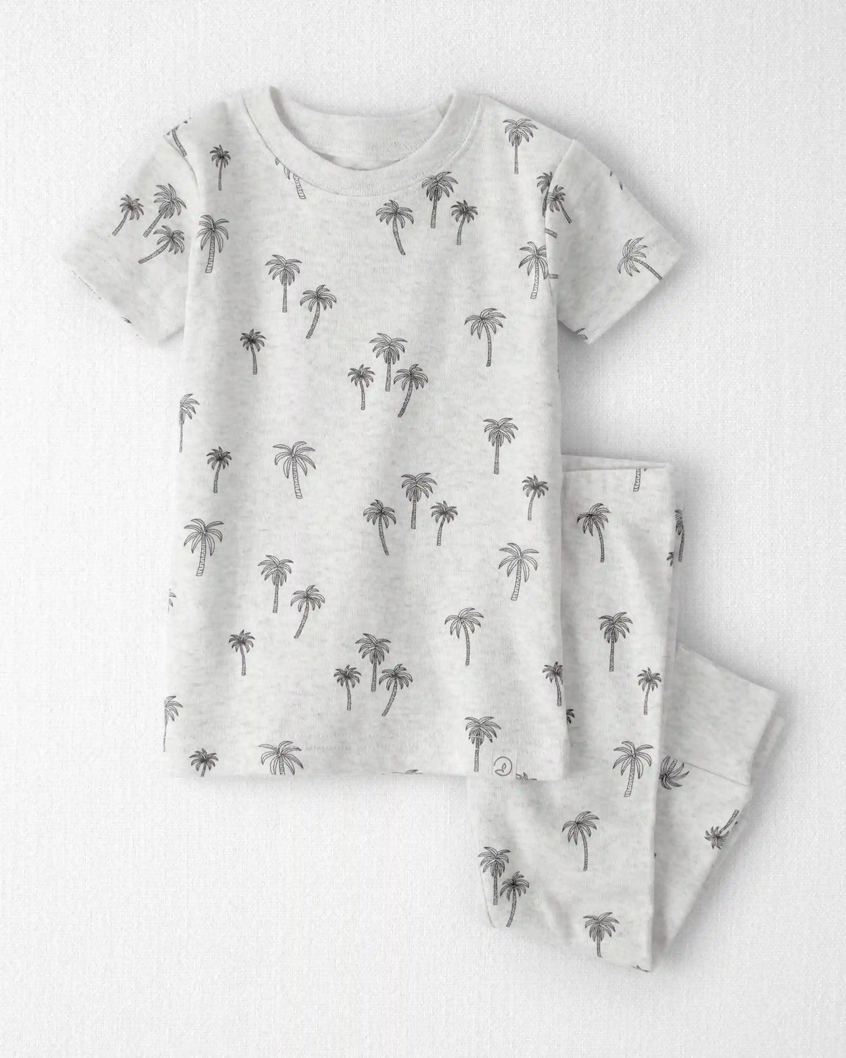 Baby 2-Piece Organic Cotton Pajamas in Palm Trees
