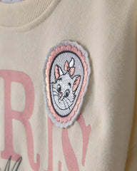 Girls Disney© Marie Paris Pullover Sweatshirt - Cream