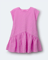 Toddler Girl Asymmetrical Drop-Waist Dress - Pink