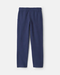Boys Fleece Wide-Leg Pants - Navy Blue