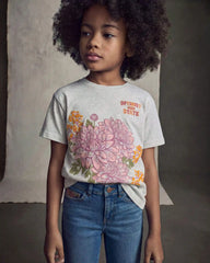 Girls Denim Flare Jeans - Medium Wash
