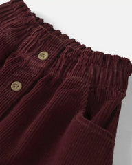 Toddler Girl Organic Cotton Corduroy Skirt