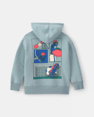 Boys 'Epic Style' Fleece Hoodie - Blue