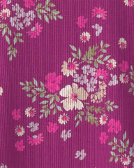 Toddler Girl Floral Top - Purple