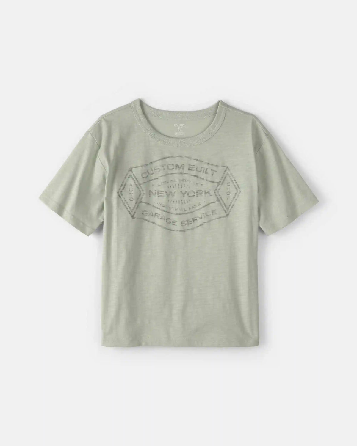 Boys 'New York' Graphic Tee - Green