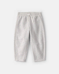 Toddler Girl Fleece Joggers - Grey