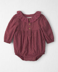 Baby Girl Organic Cotton Prairie Bubble