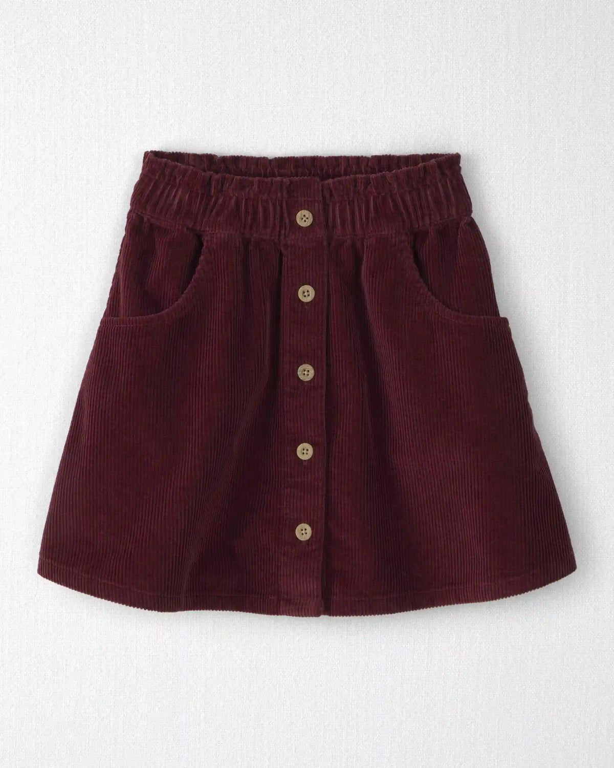 Girls Organic Cotton Corduroy Skirt
