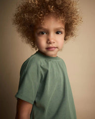 Toddler Girl Cinched-Waist Top - Olive