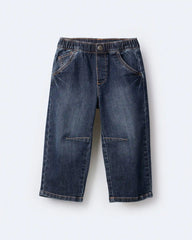 Toddler Barrel Pant in Denim - Blue