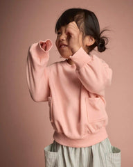 Toddler Otter Sweatshirt™ with Pockets - Light Pink