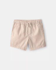 Toddler Boy Canvas Shorts - Khaki
