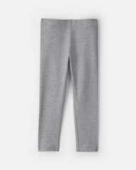 Toddler Girl Pull-On Stretch Leggings - Grey