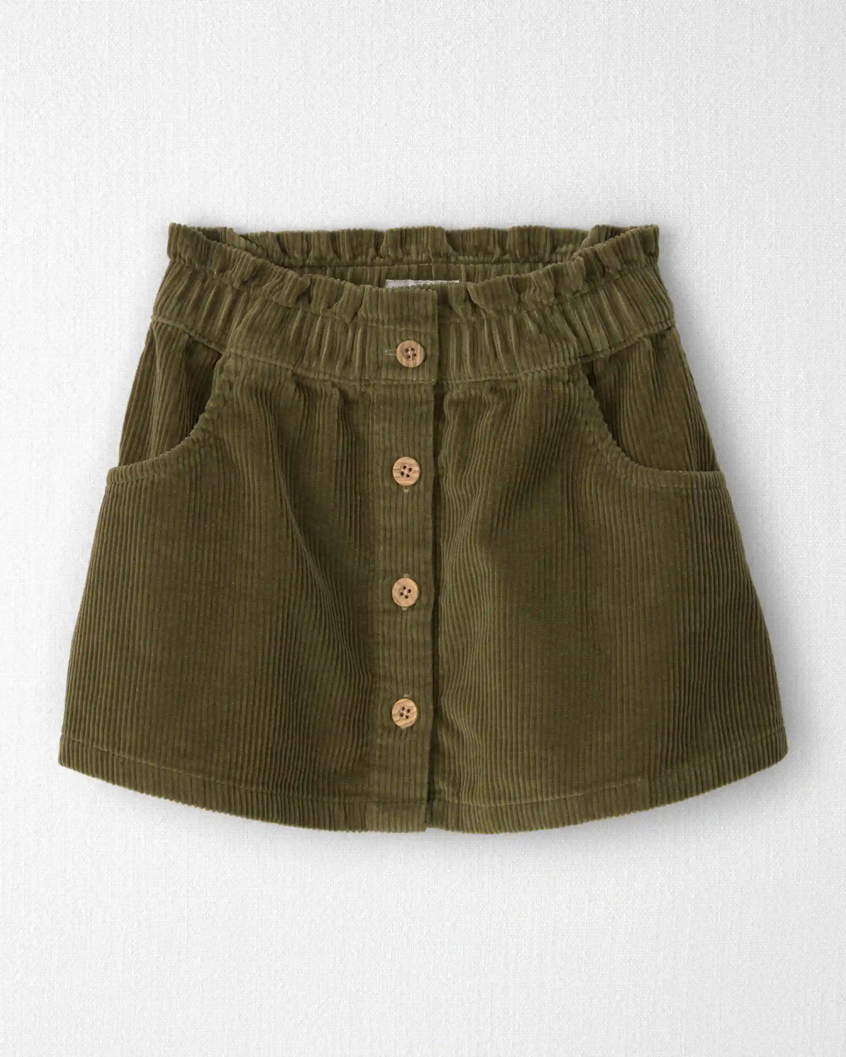 Toddler Girl Organic Cotton Corduroy Skirt