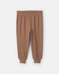 Baby Boy 2-Piece Long-Sleeve Top & Pant Set - Brown