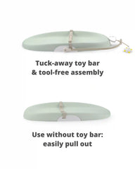 Nursery Style Wipe-Clean Changing Pad - 16 in - Sage
