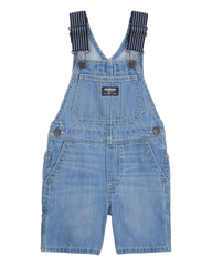 Toddler Denim Shortalls - Blue