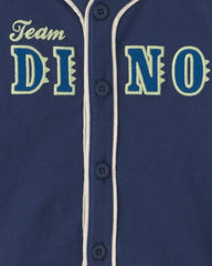 Baby Boy 'Team Dino' Jersey - Navy Blue