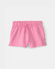 Toddler Girl French Terry Shorts - Pink