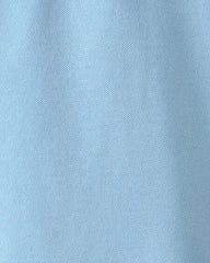 Toddler Boy Uniform Piqué Polo Shirt - Light Blue
