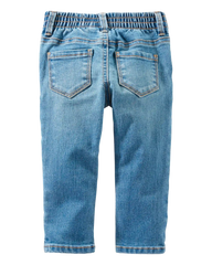 Baby Medium Blue Wash Skinny-Leg Jeans