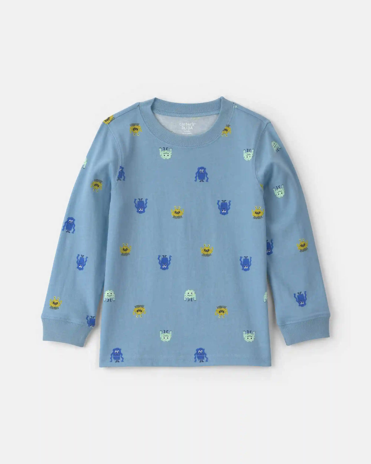 Toddler Boy Monster Long-Sleeve T-Shirt - Blue