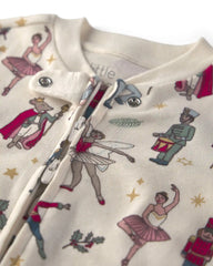 Baby Organic Cotton Sleep & Play Pajamas in Nutcracker