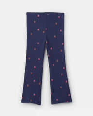 Baby Girl 2-Piece 'Sweet & Kind' Strawberry Sweatshirt & Pant Set - Navy Blue