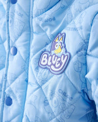 Toddler Bluey™ Hooded Heavyweight Winter Jacket - Blue