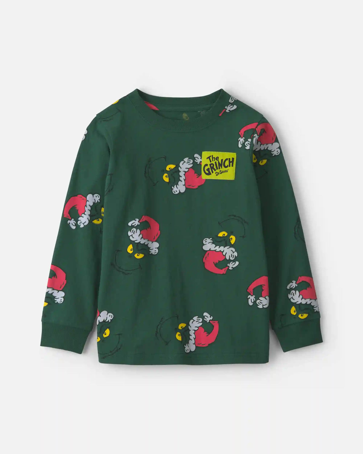 Boys Dr. Seuss™ The Grinch Christmas Long-Sleeve Graphic Tee - Green