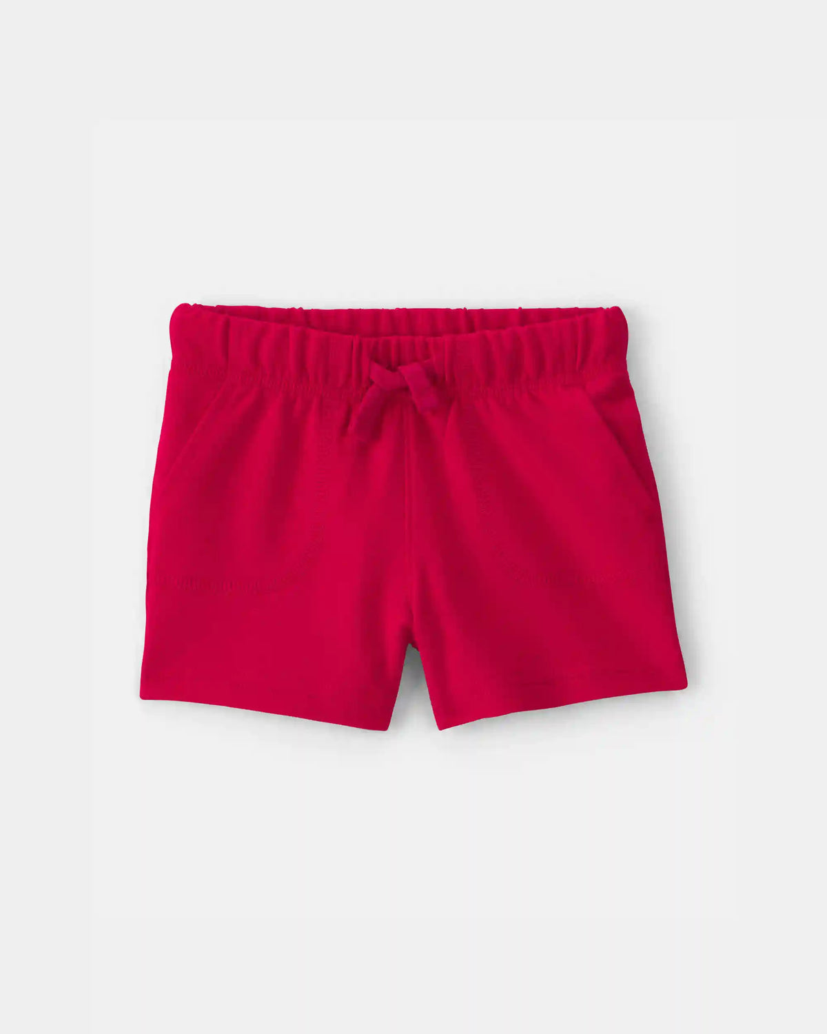 Baby Boy French Terry Shorts - Red