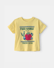 Baby Farmers Market Graphic Tee - Yellow