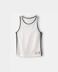 Boys Active Mesh Tank - White