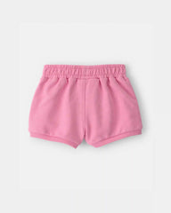 Baby Girl French Terry Shorts - Pink