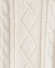 Baby Organic Cotton Cable Knit Sweater