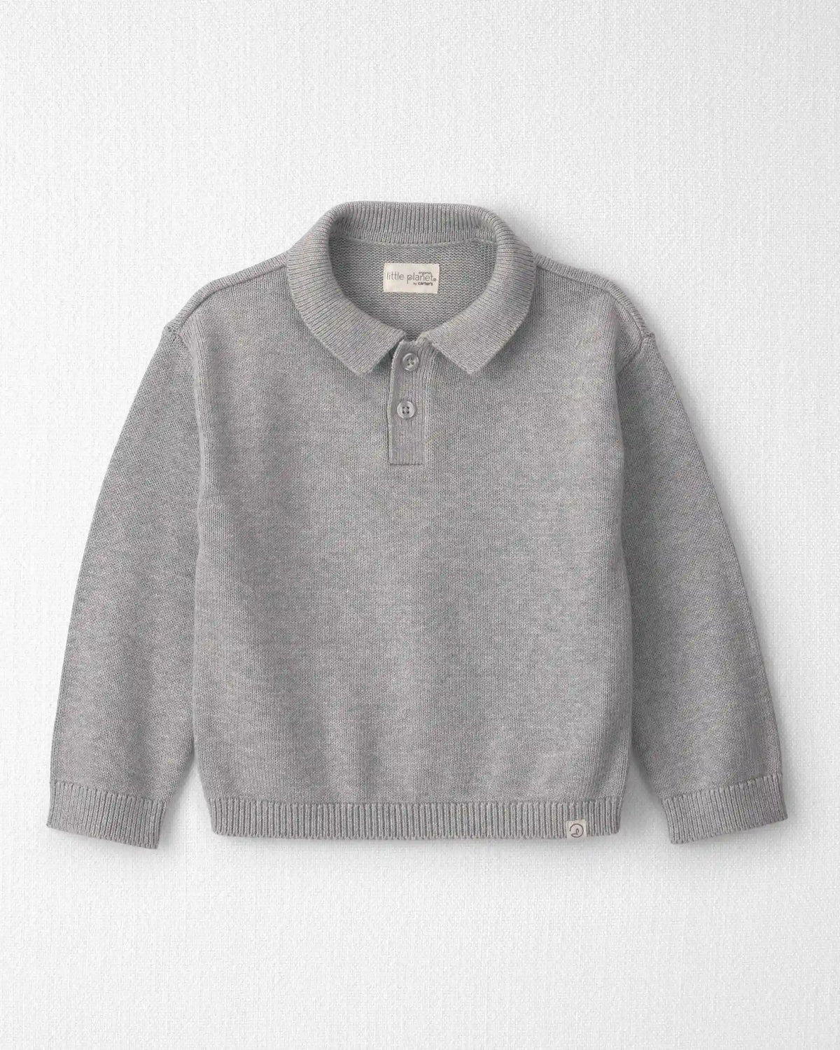 Toddler Boy Organic Cotton Sweater Knit Polo