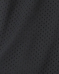 Boys Striped Mesh Active Shorts - Black