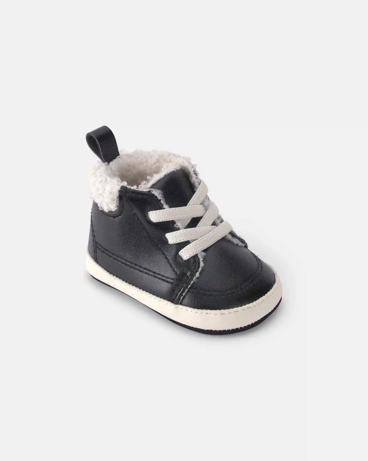 Baby Boy High Top Sneakers - Black