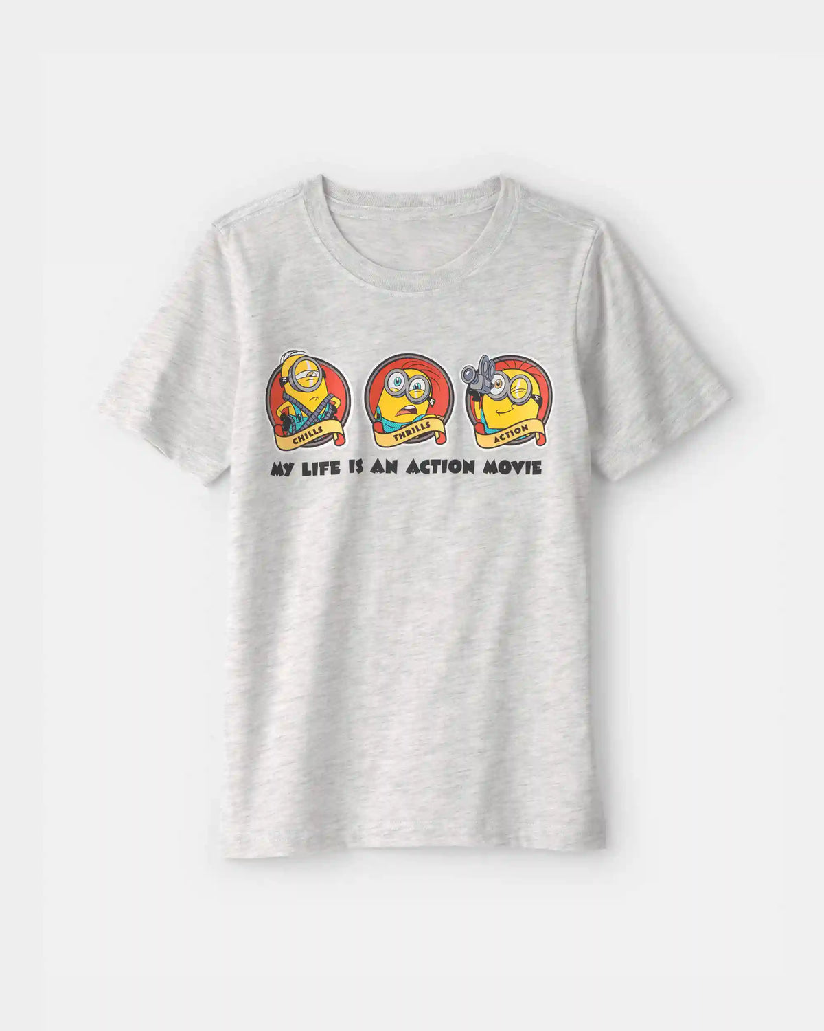 Kids Despicable Me Minions Graphic Tee - Grey