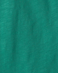 Boys 2-Piece Colorblock Pocket T-Shirt & Shorts Set - Green/Blue