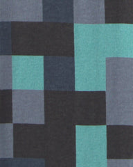 Boys Gaming 100% Cotton 6-Piece Pajama Sets - Teal/Black