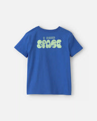 Boys Space Graphic Tee - Blue
