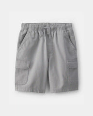 Boys Cargo Shorts - Grey
