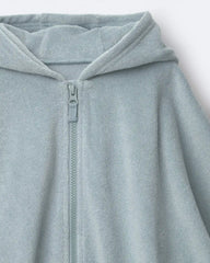 Toddler French Terry Hooded Coverup - Pale Blue